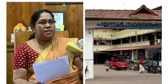 ‘ഫണ്ട് തട്ടിപ്പ് തെളിയിച്ചാല് രാജിവെയ്ക്കാം, പാറക്കുന്നാണെങ്കിലും ഭൂമി പദ്ധതിക്ക് അനുയോജ്യം’: പയ്യന്നൂര് നഗരസഭ ‘ഫണ്ട് തട്ടിപ്പ് തെളിയിച്ചാല് രാജിവെയ്ക്കാം, പാറക്കുന്നാണെങ്കിലും ഭൂമി പദ്ധതിക്ക് അനുയോജ്യം’: പയ്യന്നൂര് നഗരസഭ