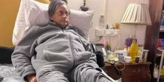 കാല് വഴുതി വീണ് ശശി തരൂര് എംപിയ്ക്ക് പരിക്ക് കാല് വഴുതി വീണ് ശശി തരൂര് എംപിയ്ക്ക് പരിക്ക്