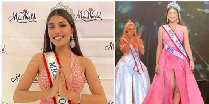 ഇന്ത്യയുടെ സര്ഗം കൗശല് മിസിസ് വേള്ഡ് ; കിരീടം രാജ്യത്തേക്കെത്തുന്നത് 21 വര്ഷത്തിന് ശേഷം ഇന്ത്യയുടെ സര്ഗം കൗശല് മിസിസ് വേള്ഡ് ; കിരീടം രാജ്യത്തേക്കെത്തുന്നത് 21 വര്ഷത്തിന് ശേഷം