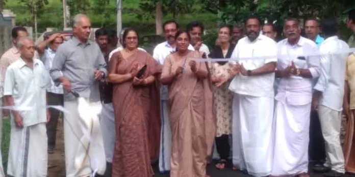 റീടാറിങ് ചെയ്തു നവീകരിച്ച അഞ്ചുകുഴി നാറാണംമുഴി റോഡിന്റെ ഉദ്ഘാടനം നടത്തി റീടാറിങ് ചെയ്തു നവീകരിച്ച അഞ്ചുകുഴി നാറാണംമുഴി റോഡിന്റെ ഉദ്ഘാടനം നടത്തി