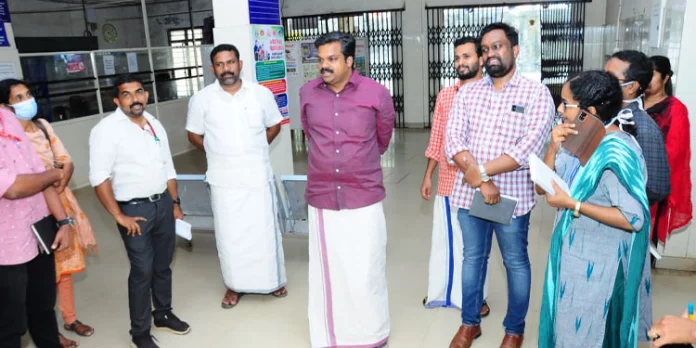കോന്നി താലൂക്കാശുപത്രി നിര്മാണ പുരോഗതി അഡ്വ. കെ.യു ജനീഷ് കുമാര് എംഎല്എ വിലയിരുത്തി കോന്നി താലൂക്കാശുപത്രി നിര്മാണ പുരോഗതി അഡ്വ. കെ.യു ജനീഷ് കുമാര് എംഎല്എ വിലയിരുത്തി