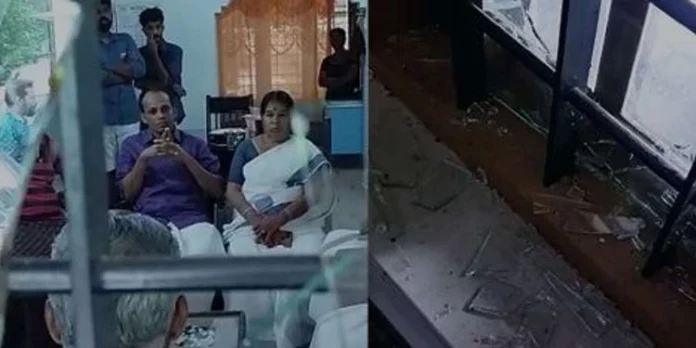 മൂവാറ്റുപുഴയിൽ സിപിഐ നേതാവിന്റെ വീടിന് നേരെ ആക്രമണം മൂവാറ്റുപുഴയിൽ സിപിഐ നേതാവിന്റെ വീടിന് നേരെ ആക്രമണം