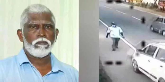 പ്രഭാതസവാരിക്കിടെ കാറിടിച്ച് വയോധികൻ മരിച്ചു പ്രഭാതസവാരിക്കിടെ കാറിടിച്ച് വയോധികൻ മരിച്ചു