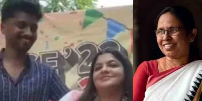 അപർണക്ക് അഭിവാദ്യങ്ങൾ, അനുവാദമില്ലാതെ ശരീരത്തിൽ സ്പർശിക്കുന്നത് കുറ്റമാണെന്ന ബോധമുണ്ടാകണം : കെ കെ ശൈലജ അപർണക്ക് അഭിവാദ്യങ്ങൾ, അനുവാദമില്ലാതെ ശരീരത്തിൽ സ്പർശിക്കുന്നത് കുറ്റമാണെന്ന ബോധമുണ്ടാകണം : കെ കെ ശൈലജ