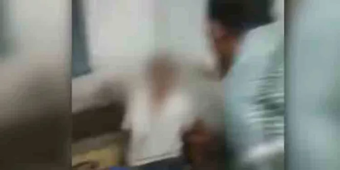 വൃദ്ധ മാതാവിനെ മർദ്ദിച്ച മകൻ അറസ്റ്റിൽ വൃദ്ധ മാതാവിനെ മർദ്ദിച്ച മകൻ അറസ്റ്റിൽ