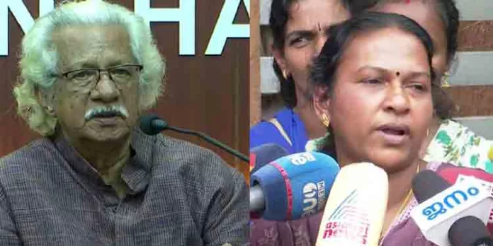 ശങ്കര് മോഹന്റെ വീട്ടിലെ ശുചിമുറി കഴുകിപ്പിച്ചെന്ന ആരോപണം ആവര്ത്തിച്ച് വനിതാ തൊഴിലാളികള് ശങ്കര് മോഹന്റെ വീട്ടിലെ ശുചിമുറി കഴുകിപ്പിച്ചെന്ന ആരോപണം ആവര്ത്തിച്ച് വനിതാ തൊഴിലാളികള്