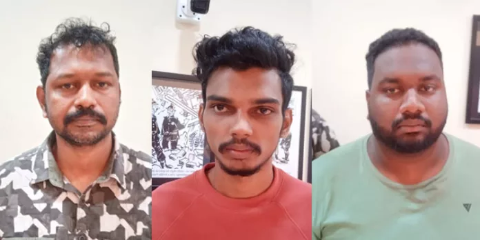 യുവാവിനെ തട്ടിക്കൊണ്ടുവന്ന് റസ്റ്റ് ഹൗസിൽ വെച്ച് മർദ്ദനം : 3 പ്രതികളെ പിടികൂടി അടൂർ പോലീസ് യുവാവിനെ തട്ടിക്കൊണ്ടുവന്ന് റസ്റ്റ് ഹൗസിൽ വെച്ച് മർദ്ദനം : 3 പ്രതികളെ പിടികൂടി അടൂർ പോലീസ്