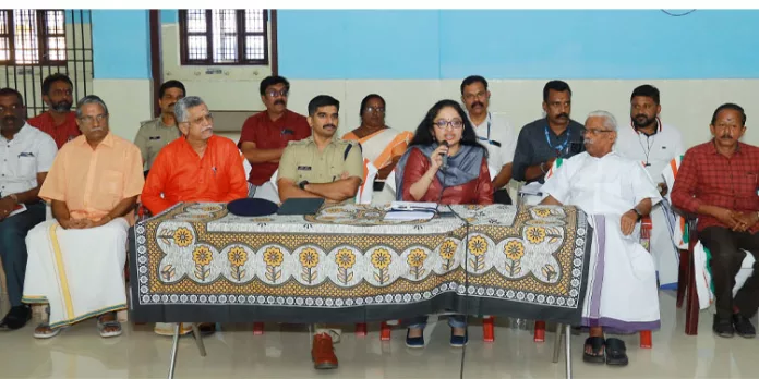 തിരുവാഭരണ ഘോഷയാത്ര : മുന്നൊരുക്ക പ്രവര്ത്തനങ്ങള് സമയബന്ധിതമായി പൂര്ത്തിയാക്കും – ജില്ലാ കളക്ടര് തിരുവാഭരണ ഘോഷയാത്ര : മുന്നൊരുക്ക പ്രവര്ത്തനങ്ങള് സമയബന്ധിതമായി പൂര്ത്തിയാക്കും – ജില്ലാ കളക്ടര്