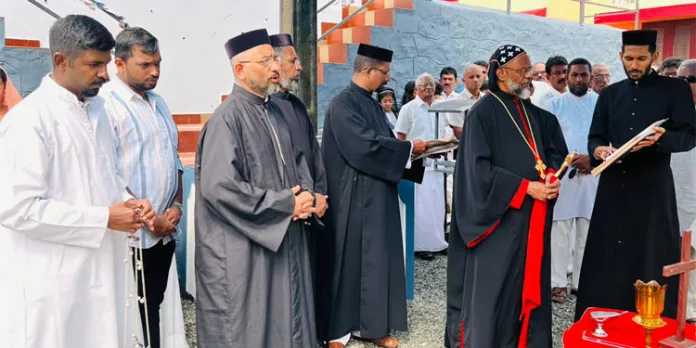 ദൈവാലയ ശുദ്ധീകരണവും കൽക്കുരിശ് കൂദാശയും നടത്തി ദൈവാലയ ശുദ്ധീകരണവും കൽക്കുരിശ് കൂദാശയും നടത്തി