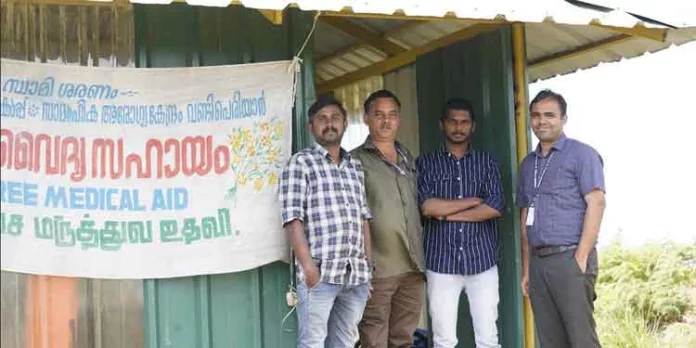 പുല്ലുമേട് കാനനപാത വഴിയെത്തുന്ന ഭക്തർക്ക് ആശ്വാസമായി വൈദ്യസഹായ കേന്ദ്രം പുല്ലുമേട് കാനനപാത വഴിയെത്തുന്ന ഭക്തർക്ക് ആശ്വാസമായി വൈദ്യസഹായ കേന്ദ്രം
