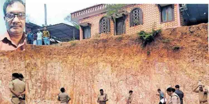 കുന്നിടിച്ചതിനെ തുടര്ന്ന് വീടിന് മുന്പില് ഉണ്ടായ 20 അടി താഴ്ചയിലേക്ക് വീണ് ഗൃഹനാഥന് മരിച്ചു കുന്നിടിച്ചതിനെ തുടര്ന്ന് വീടിന് മുന്പില് ഉണ്ടായ 20 അടി താഴ്ചയിലേക്ക് വീണ് ഗൃഹനാഥന് മരിച്ചു