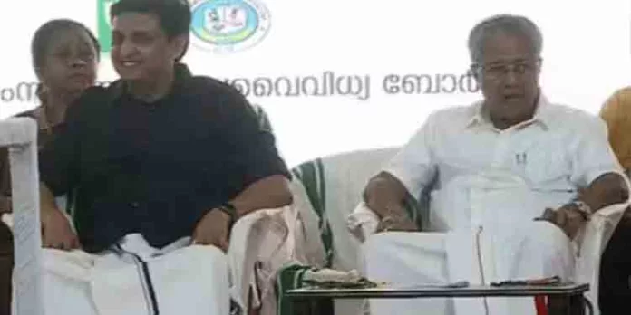 മരുമകൻ ഇട്ടാൽ കറുപ്പ് അഴക് തന്നെ ; മുഖ്യമന്ത്രി പങ്കെടുത്ത ചടങ്ങിൽ കറുത്ത ഷർട്ട് ഇട്ട് മുഹമ്മദ് റിയാസ് മരുമകൻ ഇട്ടാൽ കറുപ്പ് അഴക് തന്നെ ; മുഖ്യമന്ത്രി പങ്കെടുത്ത ചടങ്ങിൽ കറുത്ത ഷർട്ട് ഇട്ട് മുഹമ്മദ് റിയാസ്
