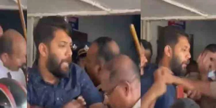 കളമശേരി പോലീസിനെതിരെ നടപടി വേണo ; ഷാഫി പറമ്പിൽ എം.എല്.എ സ്പീക്കര്ക്ക് പരാതി നല്കി കളമശേരി പോലീസിനെതിരെ നടപടി വേണo ; ഷാഫി പറമ്പിൽ എം.എല്.എ സ്പീക്കര്ക്ക് പരാതി നല്കി
