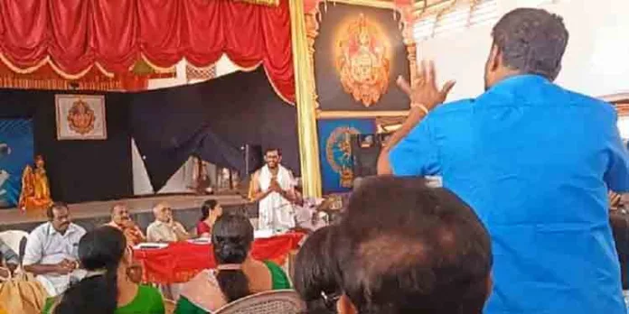 ചോറ്റാനിക്കര മകം തൊഴല് ഉത്സവവുമായി ബന്ധപ്പെട്ട യോഗം അലങ്കോലപ്പെട്ടു ചോറ്റാനിക്കര മകം തൊഴല് ഉത്സവവുമായി ബന്ധപ്പെട്ട യോഗം അലങ്കോലപ്പെട്ടു