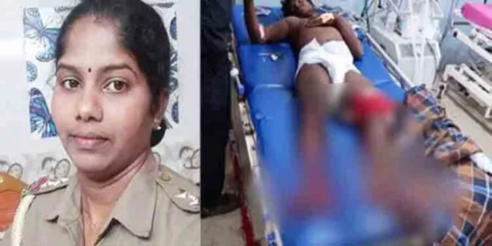 പോലീസിനെ ആക്രമിച്ച് രക്ഷപെടാൻ ശ്രമിച്ച പ്രതിയെ കാലിൽ വെടിവെച്ച് പിടികൂടി വനിതാ അസിസ്റ്റന്റ് ഇൻസ്പെക്ടർ പോലീസിനെ ആക്രമിച്ച് രക്ഷപെടാൻ ശ്രമിച്ച പ്രതിയെ കാലിൽ വെടിവെച്ച് പിടികൂടി വനിതാ അസിസ്റ്റന്റ് ഇൻസ്പെക്ടർ