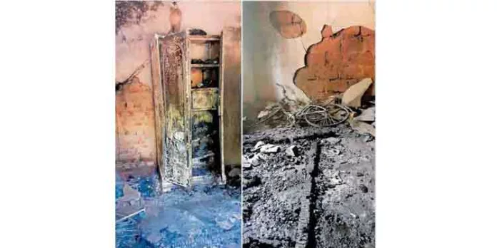 പന്തളത്ത് വീടിന് തീപിടിച്ചു ; പണവും വീട്ടുപകരണങ്ങളും കത്തി നശിച്ചു പന്തളത്ത് വീടിന് തീപിടിച്ചു ; പണവും വീട്ടുപകരണങ്ങളും കത്തി നശിച്ചു