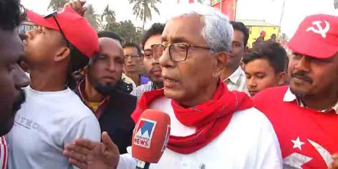 ത്രിപുരയിൽ കോൺഗ്രസുമായി സഖ്യമില്ല : മണിക് സർക്കാർ ത്രിപുരയിൽ കോൺഗ്രസുമായി സഖ്യമില്ല : മണിക് സർക്കാർ
