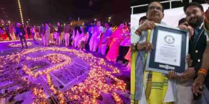 മഹാശിവരാത്രിയിൽ 18.82 ലക്ഷം ദീപങ്ങൾ തെളിയിച്ച് ഉജ്ജയിൻ ഗിന്നസ് റെക്കോഡിലേക്ക് മഹാശിവരാത്രിയിൽ 18.82 ലക്ഷം ദീപങ്ങൾ തെളിയിച്ച് ഉജ്ജയിൻ ഗിന്നസ് റെക്കോഡിലേക്ക്