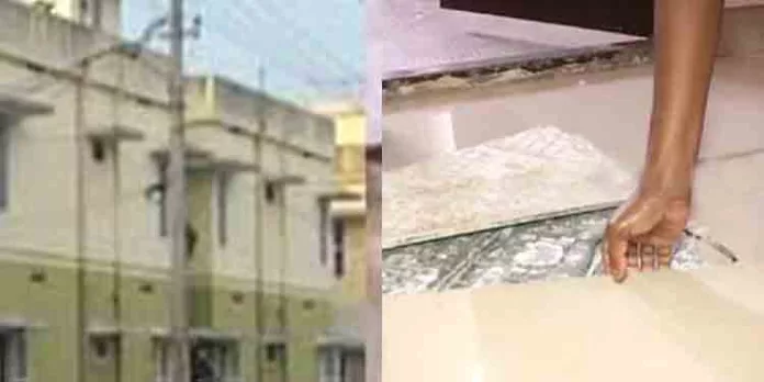 മത്സ്യത്തൊഴിലാളികള്ക്ക് നല്കിയ ഫ്ളാറ്റുകള് തകര്ന്നു തുടങ്ങി മത്സ്യത്തൊഴിലാളികള്ക്ക് നല്കിയ ഫ്ളാറ്റുകള് തകര്ന്നു തുടങ്ങി