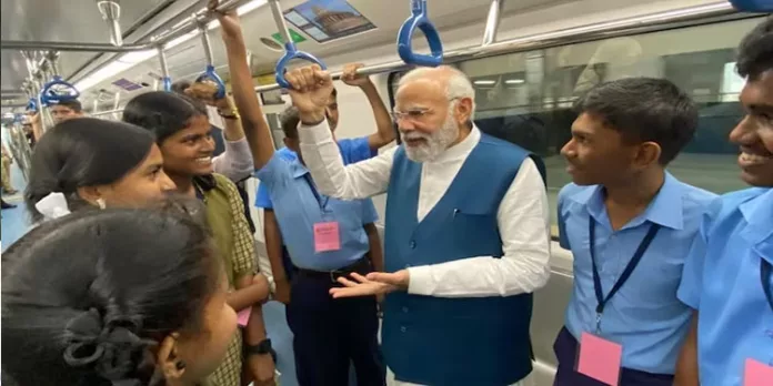 ബംഗളൂരുവില് പുതിയ മെട്രോ ഉദ്ഘാടനം ചെയ്ത് പ്രധാനമന്ത്രി ബംഗളൂരുവില് പുതിയ മെട്രോ ഉദ്ഘാടനം ചെയ്ത് പ്രധാനമന്ത്രി