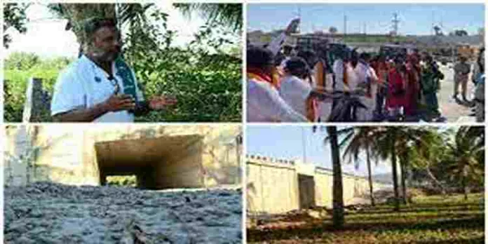 ബെംഗളുരു മൈസൂരു അതിവേഗപാതയ്ക്ക് എതിരെ പ്രതിഷേധം ബെംഗളുരു മൈസൂരു അതിവേഗപാതയ്ക്ക് എതിരെ പ്രതിഷേധം