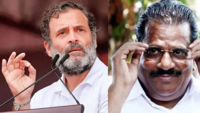 ജാതി അധിക്ഷേപ കേസിൽ രാഹുൽ ഗാന്ധിക്ക് പിന്തുണയുമായി ഇ.പി. ജയരാജൻ ജാതി അധിക്ഷേപ കേസിൽ രാഹുൽ ഗാന്ധിക്ക് പിന്തുണയുമായി ഇ.പി. ജയരാജൻ