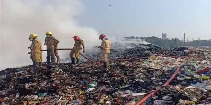 ബ്രഹ്മപുരത്ത് വീണ്ടും തീപിടുത്തം ബ്രഹ്മപുരത്ത് വീണ്ടും തീപിടുത്തം