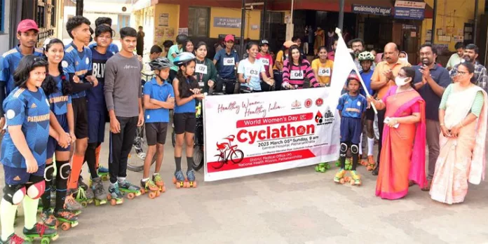 സൈക്ലത്തോണും റോളര് സ്ക്കേറ്റിംഗും ആവേശമായി സൈക്ലത്തോണും റോളര് സ്ക്കേറ്റിംഗും ആവേശമായി