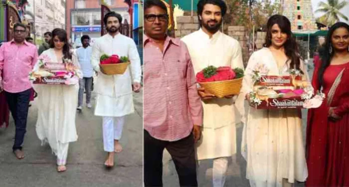 ‘ശാകുന്തളം’ സംഘത്തോടൊപ്പം ശ്രീ പെഡ്ഡമ്മ താലി ക്ഷേത്രത്തിൽ ദർശനം നടത്തി സാമന്ത ‘ശാകുന്തളം’ സംഘത്തോടൊപ്പം ശ്രീ പെഡ്ഡമ്മ താലി ക്ഷേത്രത്തിൽ ദർശനം നടത്തി സാമന്ത
