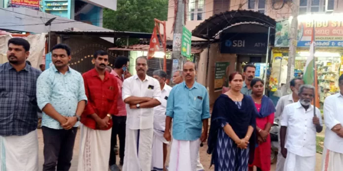 രാഹുൽ ഗാന്ധിയെ അയോഗ്യനാക്കിയ നടപടി ; പ്രതിഷേധ പ്രകടനവും യോഗവും നടത്തി രാഹുൽ ഗാന്ധിയെ അയോഗ്യനാക്കിയ നടപടി ; പ്രതിഷേധ പ്രകടനവും യോഗവും നടത്തി