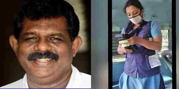 ശമ്പളത്തിനായി പ്രതിഷേധിച്ച വനിതാ കണ്ടക്ടറെ സ്ഥലം മാറ്റിയ നടപടി കെ.എസ്.ആർ.ടി.സി പിൻവലിച്ചു ശമ്പളത്തിനായി പ്രതിഷേധിച്ച വനിതാ കണ്ടക്ടറെ സ്ഥലം മാറ്റിയ നടപടി കെ.എസ്.ആർ.ടി.സി പിൻവലിച്ചു