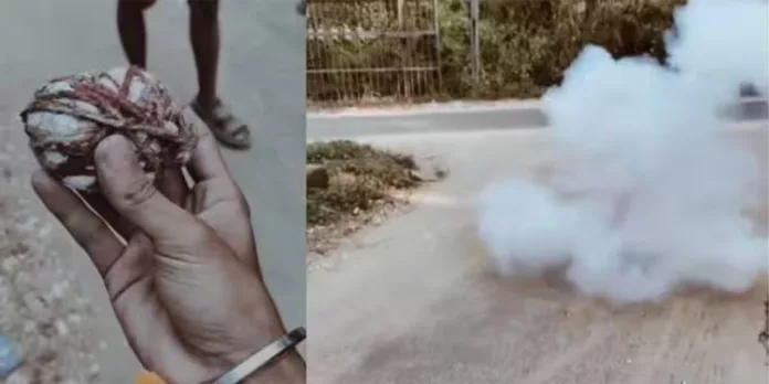 ഏറ് പടക്കം ഉണ്ടാക്കി സ്ഫോടനം നടത്തി ദൃശ്യം പകര്ത്തി പ്രചരിപ്പിച്ചു ; കണ്ണൂരില് വിദ്യാര്ത്ഥി പിടിയില് ഏറ് പടക്കം ഉണ്ടാക്കി സ്ഫോടനം നടത്തി ദൃശ്യം പകര്ത്തി പ്രചരിപ്പിച്ചു ; കണ്ണൂരില് വിദ്യാര്ത്ഥി പിടിയില്