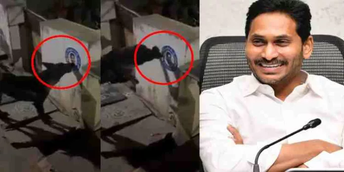 ആന്ധ്ര മുഖ്യമന്ത്രിയുടെ പോസ്റ്റർ കടിച്ചുകീറിയ നായക്കെതിരെ കേസ് ആന്ധ്ര മുഖ്യമന്ത്രിയുടെ പോസ്റ്റർ കടിച്ചുകീറിയ നായക്കെതിരെ കേസ്