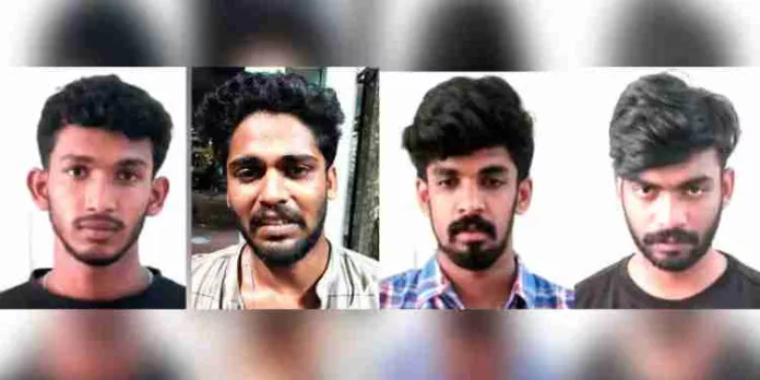 എം.ഡി.എം.എ വിൽപന ; കൊച്ചിയിൽ നാല് യുവാക്കൾ അറസ്റ്റിൽ എം.ഡി.എം.എ വിൽപന ; കൊച്ചിയിൽ നാല് യുവാക്കൾ അറസ്റ്റിൽ
