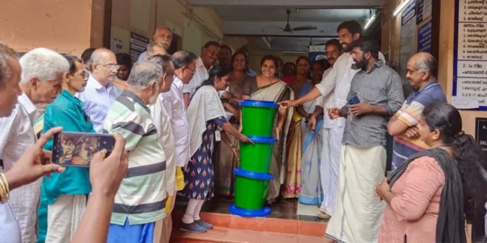 ബയോ ബിന് വിതരണം ചെയ്തു ബയോ ബിന് വിതരണം ചെയ്തു