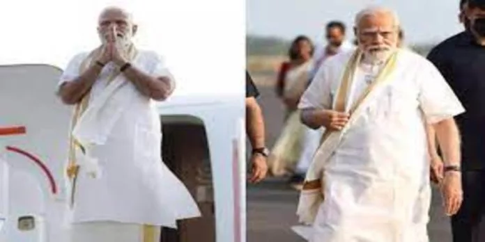 പ്രധാനമന്ത്രി നരേന്ദ്ര മോദി തിരുവനന്തപുരത്തെത്തി പ്രധാനമന്ത്രി നരേന്ദ്ര മോദി തിരുവനന്തപുരത്തെത്തി