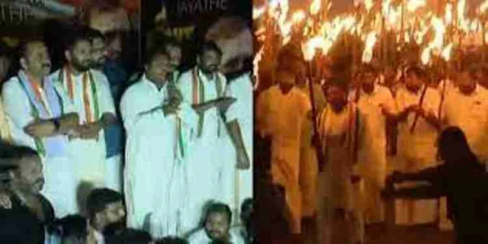 രാഹുലിനെ അയോഗ്യനാക്കിയതില് പ്രതിഷേധം ; യൂത്ത് കോണ്ഗ്രസ് രാജ്ഭവനിലേക്ക് നൈറ്റ് മാര്ച്ച് നടത്തി രാഹുലിനെ അയോഗ്യനാക്കിയതില് പ്രതിഷേധം ; യൂത്ത് കോണ്ഗ്രസ് രാജ്ഭവനിലേക്ക് നൈറ്റ് മാര്ച്ച് നടത്തി