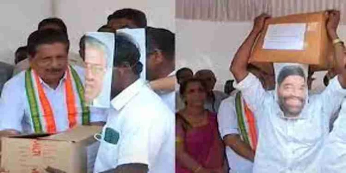 വിലക്കയറ്റത്തിനെതിരെ കിറ്റ് തിരികെ നൽകി കേരളാ കോൺഗ്രസിന്റെ പ്രതിഷേധം വിലക്കയറ്റത്തിനെതിരെ കിറ്റ് തിരികെ നൽകി കേരളാ കോൺഗ്രസിന്റെ പ്രതിഷേധം