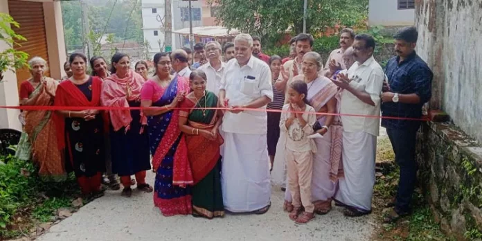 റോഡ് ഉദ്ഘാടനം നടത്തി റോഡ് ഉദ്ഘാടനം നടത്തി