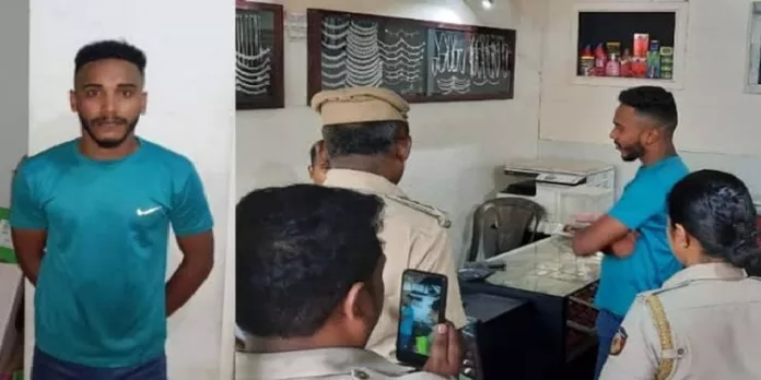 വീട്ടമ്മയുടെ സ്വർണ്ണാഭരണം ജനൽ വഴി മോഷ്ടിച്ചു ; അയൽവാസി പിടിയിൽ വീട്ടമ്മയുടെ സ്വർണ്ണാഭരണം ജനൽ വഴി മോഷ്ടിച്ചു ; അയൽവാസി പിടിയിൽ