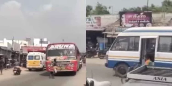 തമിഴ്നാട്ടില് മദ്യപിച്ച് യുവാവിന്റെ പരാക്രമം ; ആംബുലന്സ് ഉള്പ്പെടെയുള്ള വാഹനങ്ങള് തടഞ്ഞു , ചില്ലുകളും തകര്ത്തു തമിഴ്നാട്ടില് മദ്യപിച്ച് യുവാവിന്റെ പരാക്രമം ; ആംബുലന്സ് ഉള്പ്പെടെയുള്ള വാഹനങ്ങള് തടഞ്ഞു , ചില്ലുകളും തകര്ത്തു