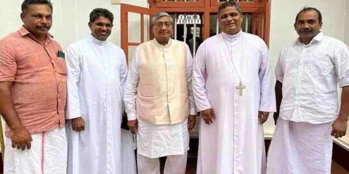 മാർ ജോസഫ് പാംപ്ലാനിയെ സന്ദർശിച്ച് കേന്ദ്ര റബർ ബോർഡ് ചെയർമാൻ മാർ ജോസഫ് പാംപ്ലാനിയെ സന്ദർശിച്ച് കേന്ദ്ര റബർ ബോർഡ് ചെയർമാൻ