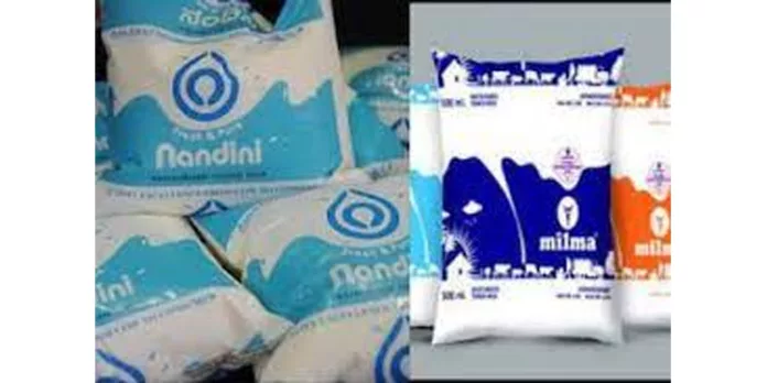 കേരളത്തില് നന്ദിനി പാല് വില്ക്കാന് ഒരുങ്ങി കര്ണാടക : പ്രതിഷേധവുമായി മില്മ കേരളത്തില് നന്ദിനി പാല് വില്ക്കാന് ഒരുങ്ങി കര്ണാടക : പ്രതിഷേധവുമായി മില്മ