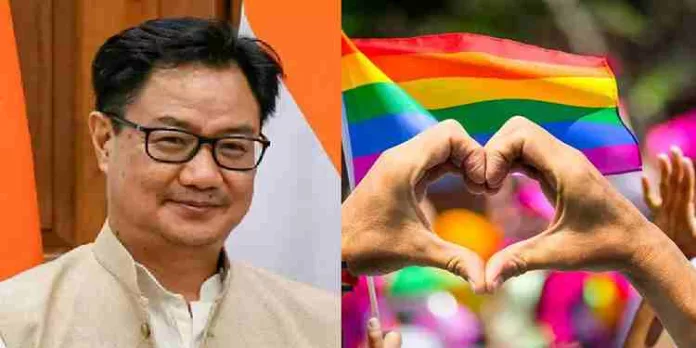 ജനങ്ങള്ക്ക് ആവശ്യമില്ലാത്തത് അടിച്ചേല്പ്പിക്കേണ്ടതില്ല ; സ്വവര്ഗ വിവാഹ ഹര്ജികളെ എതിര്ത്ത് നിയമമന്ത്രി ജനങ്ങള്ക്ക് ആവശ്യമില്ലാത്തത് അടിച്ചേല്പ്പിക്കേണ്ടതില്ല ; സ്വവര്ഗ വിവാഹ ഹര്ജികളെ എതിര്ത്ത് നിയമമന്ത്രി