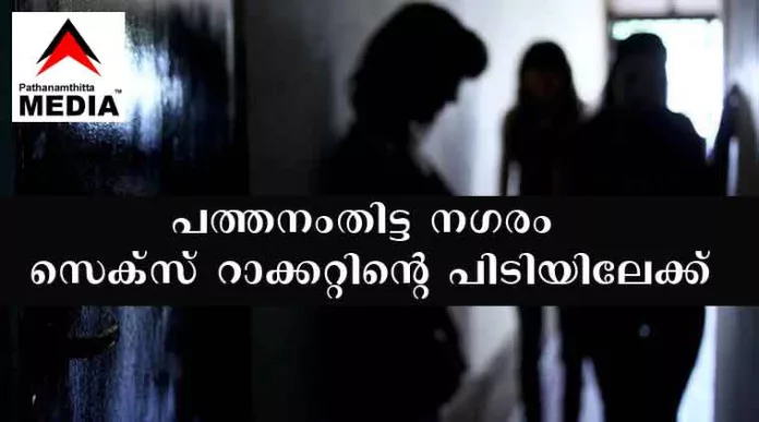 പത്തനംതിട്ട നഗരം സെക്സ് റാക്കറ്റിന്റെ പിടിയിലേക്ക് ; ലോഡ്ജുകള് കേന്ദ്രീകരിച്ച് പട്ടാപ്പകല് അനാശാസ്യം പത്തനംതിട്ട നഗരം സെക്സ് റാക്കറ്റിന്റെ പിടിയിലേക്ക് ; ലോഡ്ജുകള് കേന്ദ്രീകരിച്ച് പട്ടാപ്പകല് അനാശാസ്യം