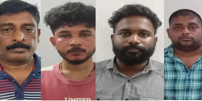 കൊച്ചിയില് കഞ്ചാവ് കേസില് ഗ്രേഡ് എസ് ഐ ഉള്പ്പെടെ നാല് പേര് അറസ്റ്റില് കൊച്ചിയില് കഞ്ചാവ് കേസില് ഗ്രേഡ് എസ് ഐ ഉള്പ്പെടെ നാല് പേര് അറസ്റ്റില്