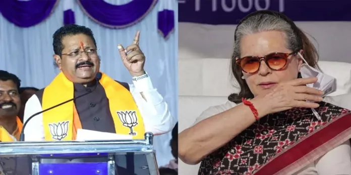 സോണിയാഗാന്ധി വിഷകന്യക ; അധിക്ഷേപിച്ച് ബിജെപി നേതാവ് സോണിയാഗാന്ധി വിഷകന്യക ; അധിക്ഷേപിച്ച് ബിജെപി നേതാവ്