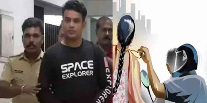 ബൈക്കിലെത്തി വീട്ടമ്മയുടെ മാല പൊട്ടിച്ച എംബിഎക്കാരൻ പിടിയിൽ ബൈക്കിലെത്തി വീട്ടമ്മയുടെ മാല പൊട്ടിച്ച എംബിഎക്കാരൻ പിടിയിൽ