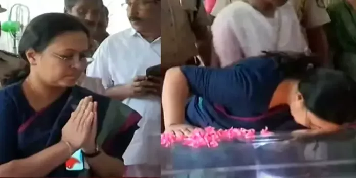 ഡോ. വന്ദനക്ക് ആദരാഞ്ജലിയർപ്പിച്ച് മന്ത്രി വീണാ ജോർജ് ഡോ. വന്ദനക്ക് ആദരാഞ്ജലിയർപ്പിച്ച് മന്ത്രി വീണാ ജോർജ്