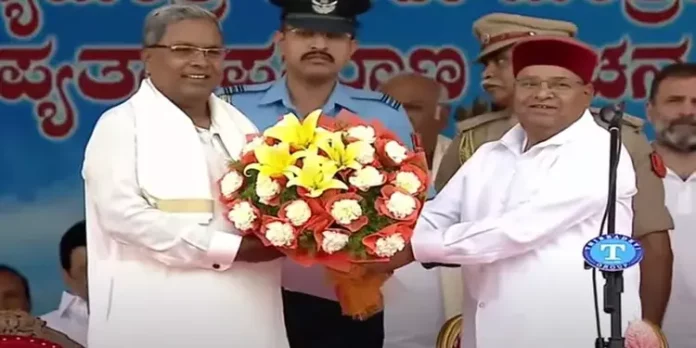 അധികാരമേറ്റു ; കർണാടകയിൽ ഇനി സിദ്ധ-ശിവ യുഗം അധികാരമേറ്റു ; കർണാടകയിൽ ഇനി സിദ്ധ-ശിവ യുഗം